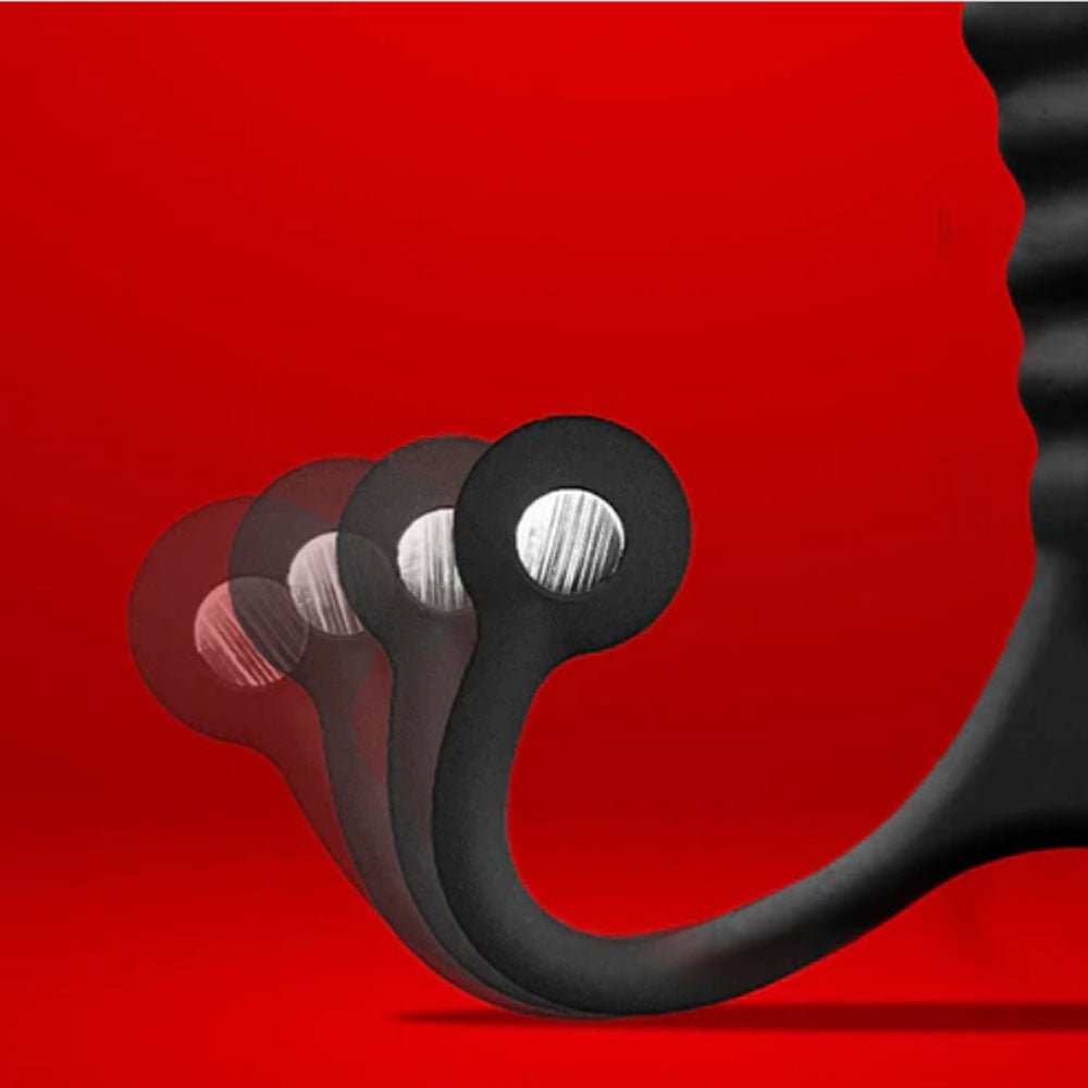 Aneros PSY - Black Prostate Massager with Flexible Arms - Silk and Sin