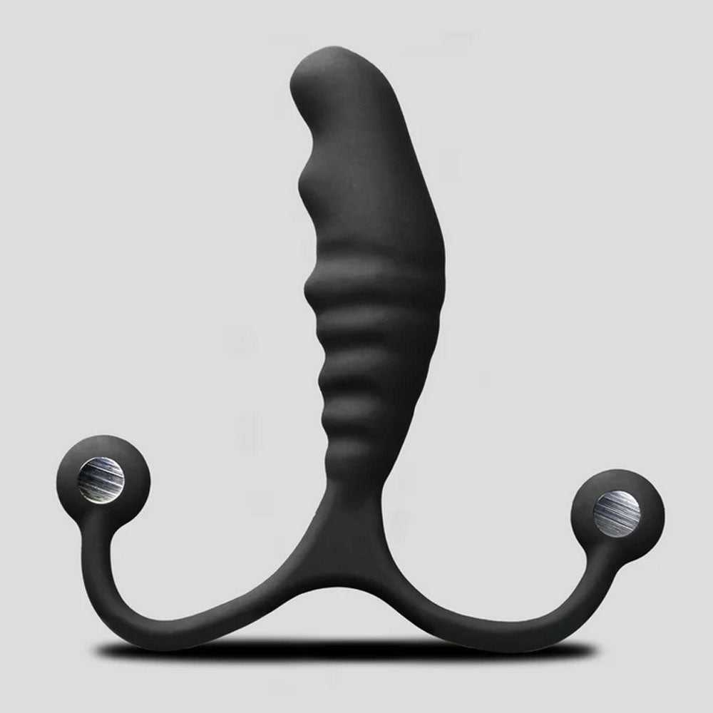 Aneros PSY - Black Prostate Massager with Flexible Arms - Silk and Sin