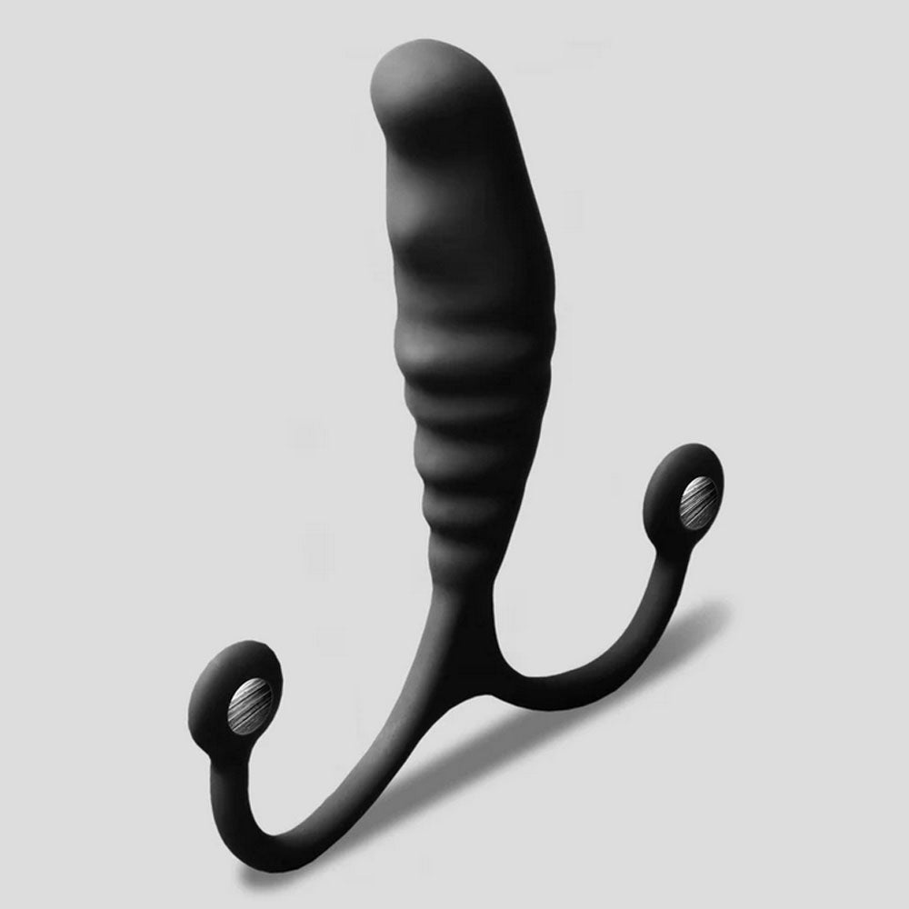 Aneros PSY - Black Prostate Massager with Flexible Arms - Silk and Sin