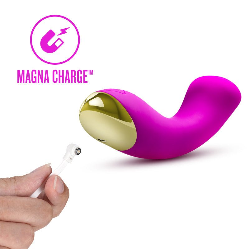 Aria Bangin' AF - Purple 18.4 cm USB Rechargeable Vibrator - Silk and Sin