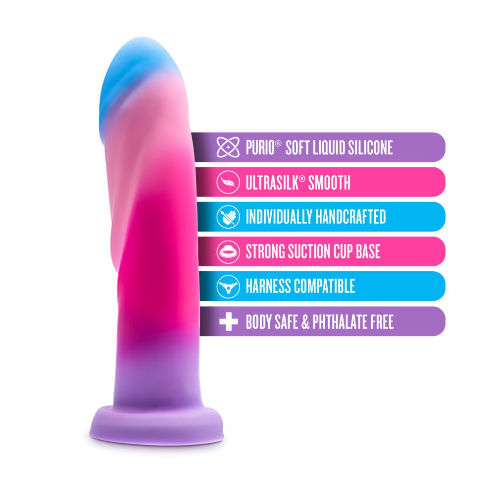 Avant - Borealis Dreams - Cotton Candy Coloured 19.7 cm Dildo - Silk and Sin