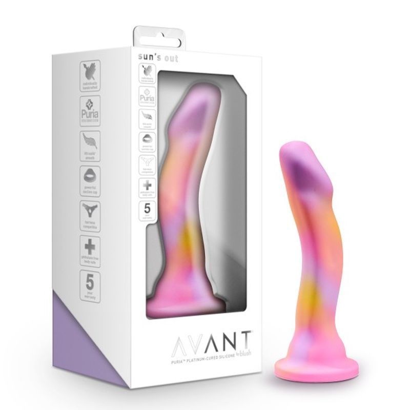 Avant Suns Out Pink Silicone Dildo - Silk and Sin