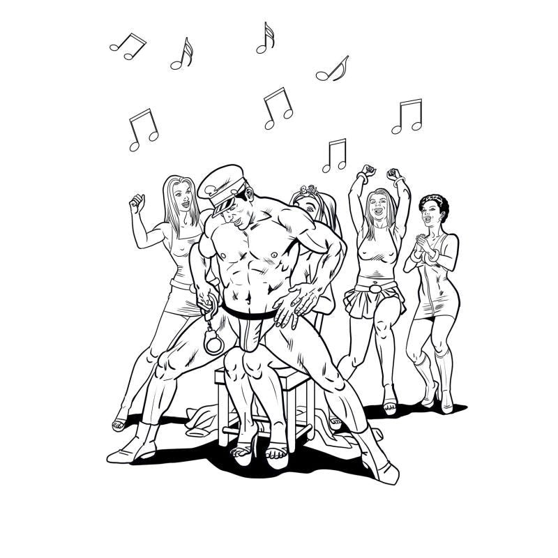 Bachelorette Party Colouring Book - Silk and Sin