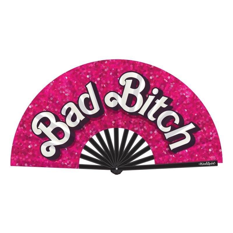 Bad Bitch Folding Fan - Silk and Sin