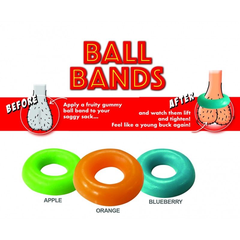 Ball Bands Gummy Cock Ring - Silk and Sin
