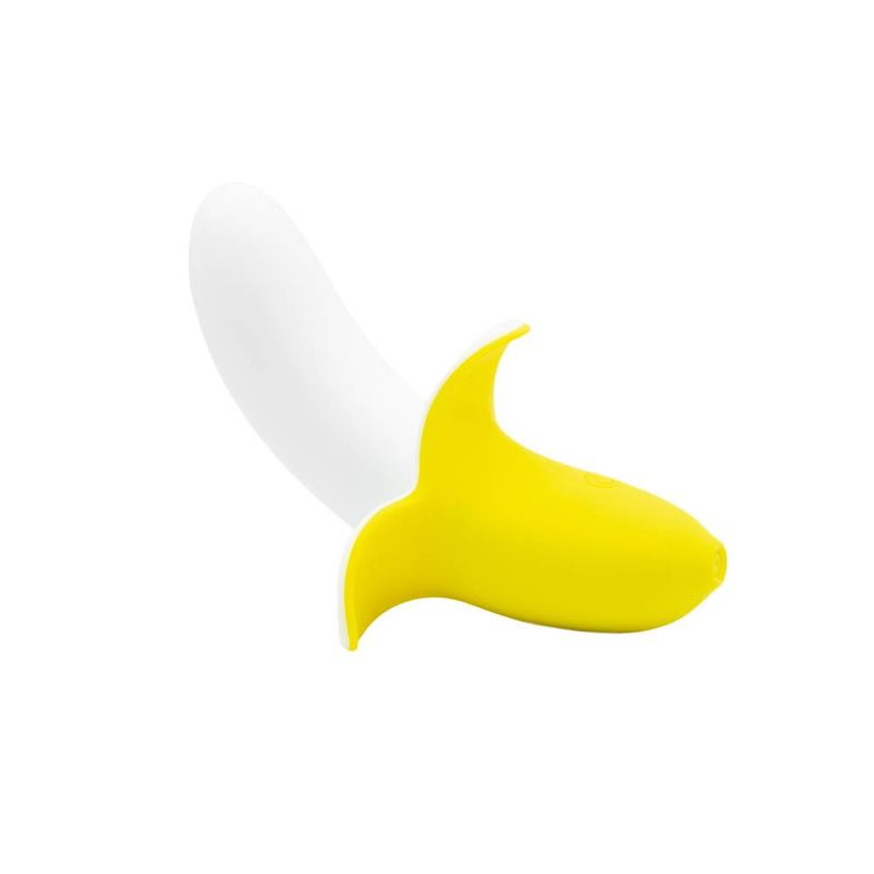 Banana Bliss 13cm Silicone Slimline Vibrator Massager - Silk and Sin