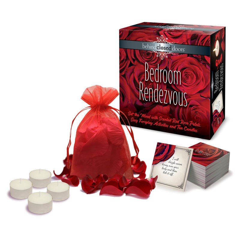 Behind Closed Doors - Bedroom Rendezvous - Couples Romantic Night Kit - Silk and Sin