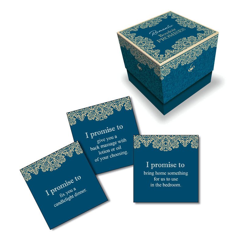 Behind Closed Doors - Romantic Boudoir Promises - Lovers Activity Cards - Set of 30 - Silk and Sin