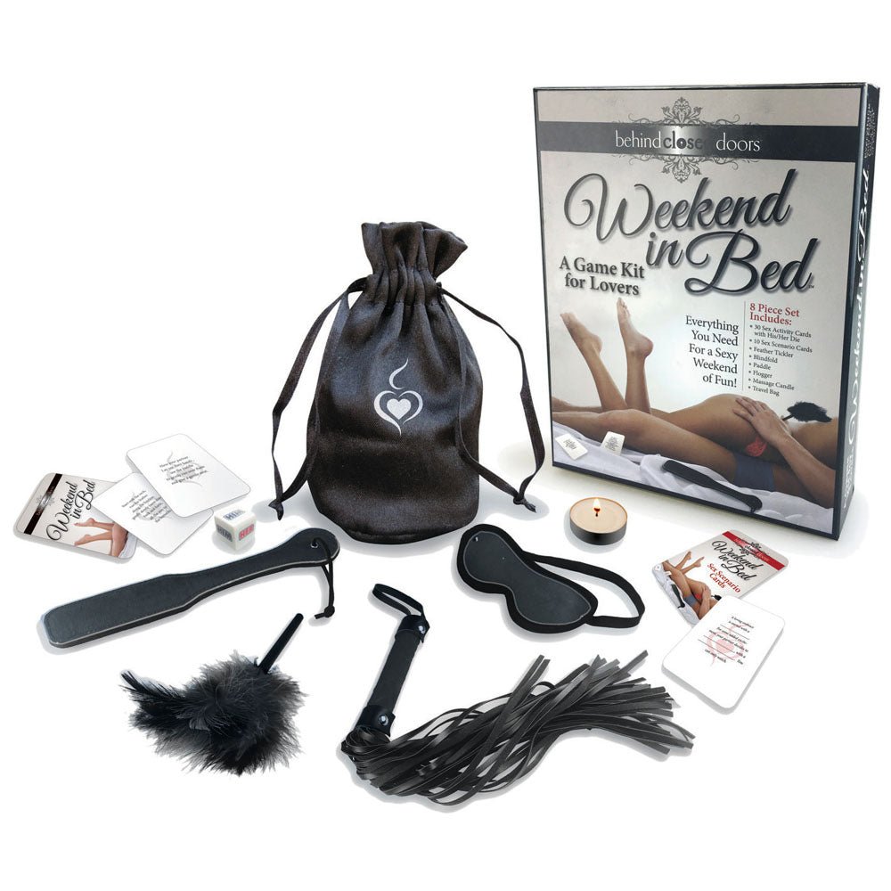 Behind Closed Doors - Weekend In Bed - Couples Kit Game - Silk and Sin