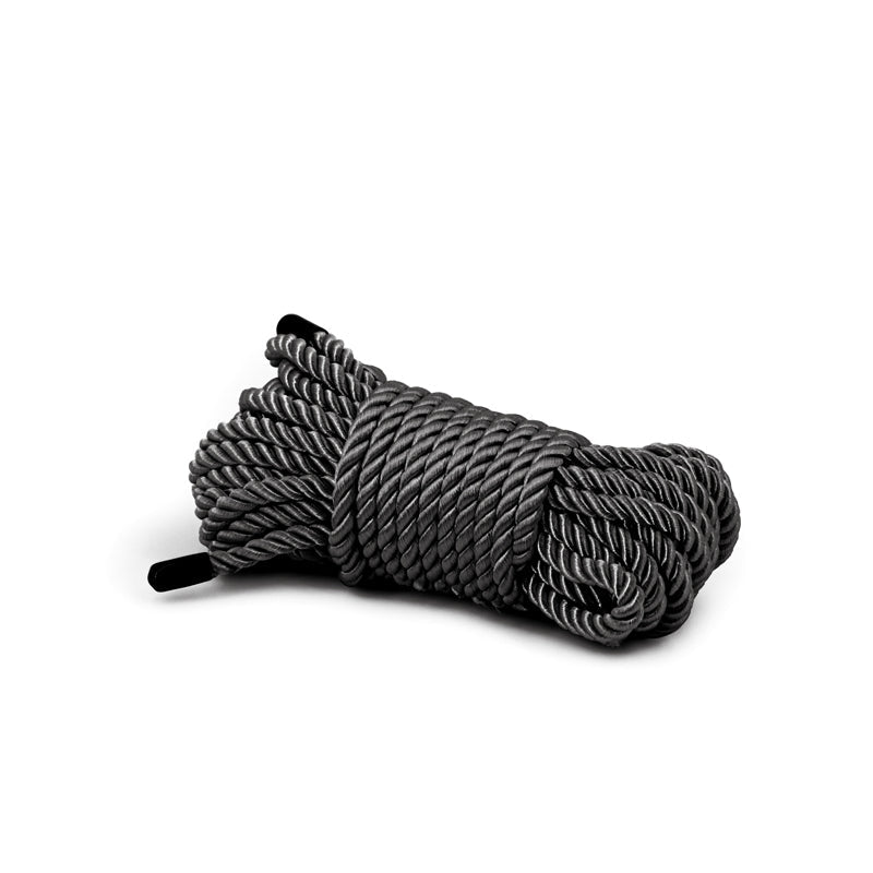 Bondage Couture Rope - Black - Black Bondage Rope - 7.6 metre - Silk and Sin