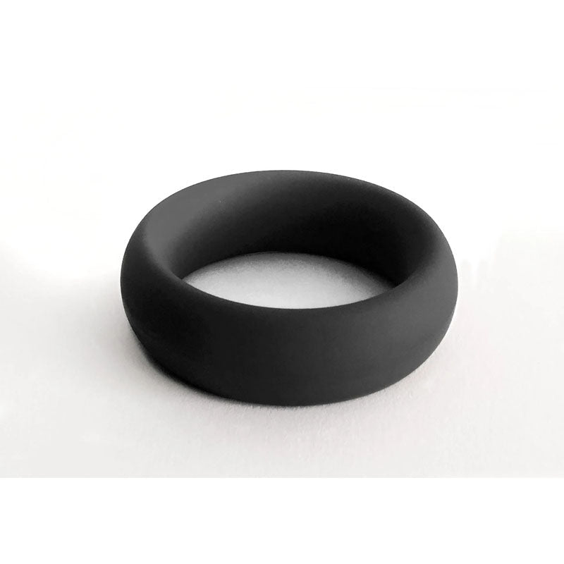Boneyard Meat Rack Beef Up Bulge Ring Black - Black 45 mm Silicone Cock Ring - Silk and Sin