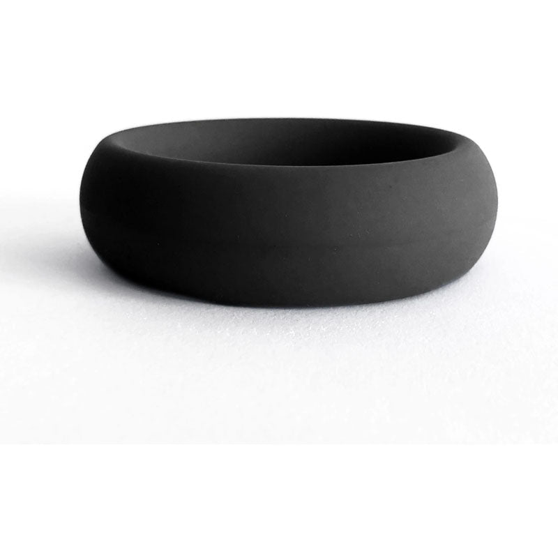 Boneyard Meat Rack Beef Up Bulge Ring Black - Black 45 mm Silicone Cock Ring - Silk and Sin