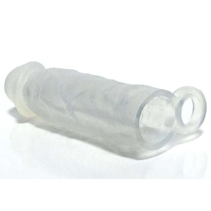 Boneyard Meaty Cock Extender - Clear - Clear Penis Extender Sleeve - Silk and Sin