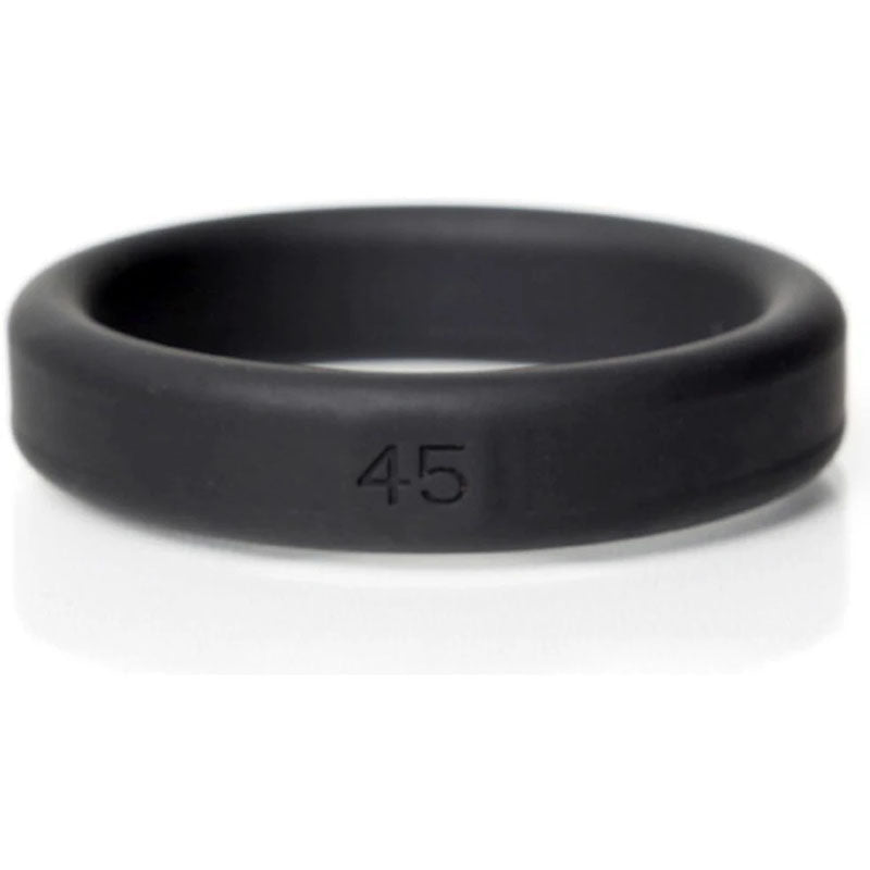 Boneyard Silicone Ring 45mm - Black 45 mm Cock Ring - Silk and Sin