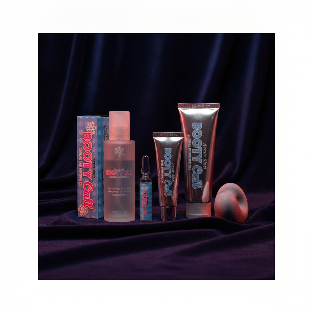 Booty Call Anal Numbing Gel - Arctic Blast Cooling Anal Numbing Gel - 44 ml (1.5 oz) Tube - Silk and Sin