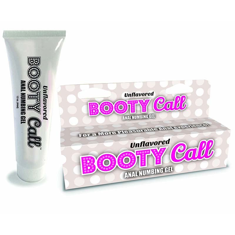 Booty Call - Unflavoured - Unflavoured Anal Numbing Gel - 44 ml (1.5 oz) Tube - Silk and Sin
