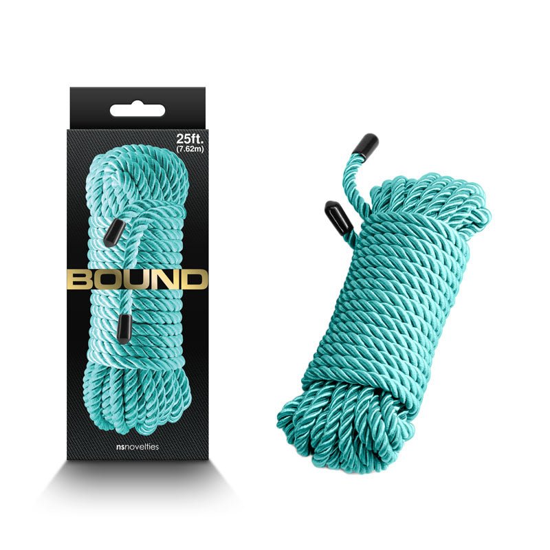 Bound Rope - Green - Green Bondage Rope - 7.6 metre length - Silk and Sin