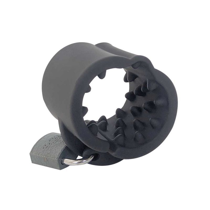 Brutus Cruncher Lockable Spiked Ball Stretcher - Silk and Sin