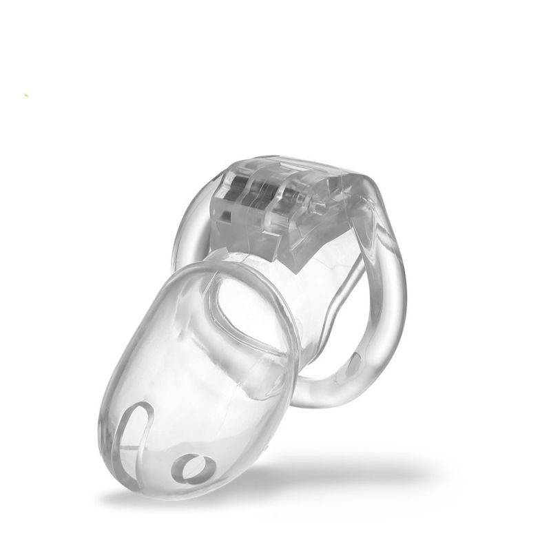 Brutus Stealth Chastity Cage Clear - Silk and Sin