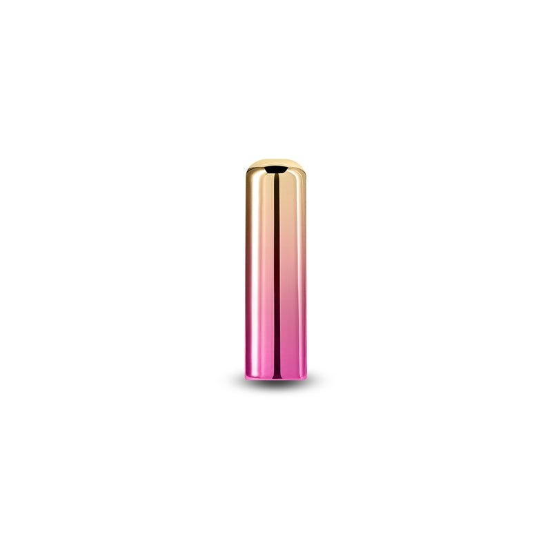 Chroma Sunrise - Small - Metallic Pink/Gold 6.8 cm USB Rechargeable Bullet - Silk and Sin