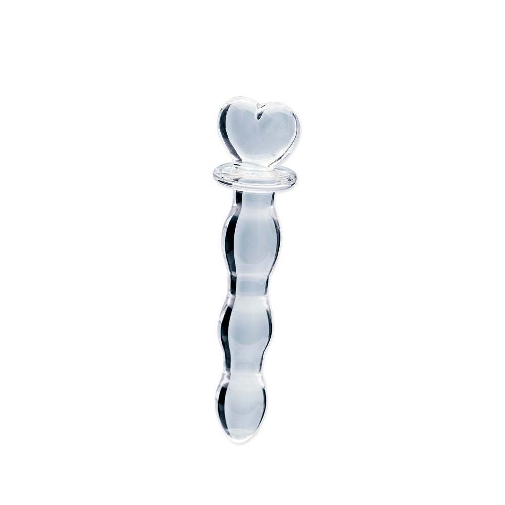 Clarity - Hera's Cascade - Clear 15 cm Glass Dildo - Silk and Sin