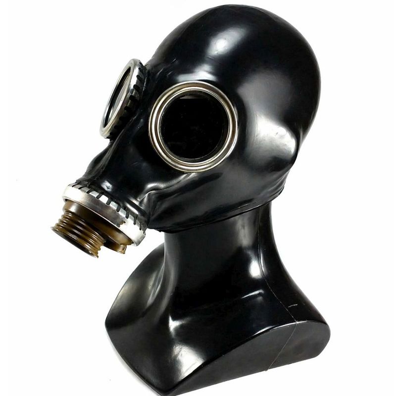 Classic GP5 NATO Vintage Rubber Gas Mask - silkandsin