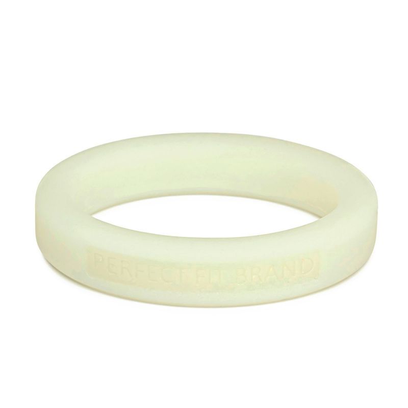 Classic Silicone Medium Stretch Penis Ring 44mm Glow In The Dark - Silk and Sin
