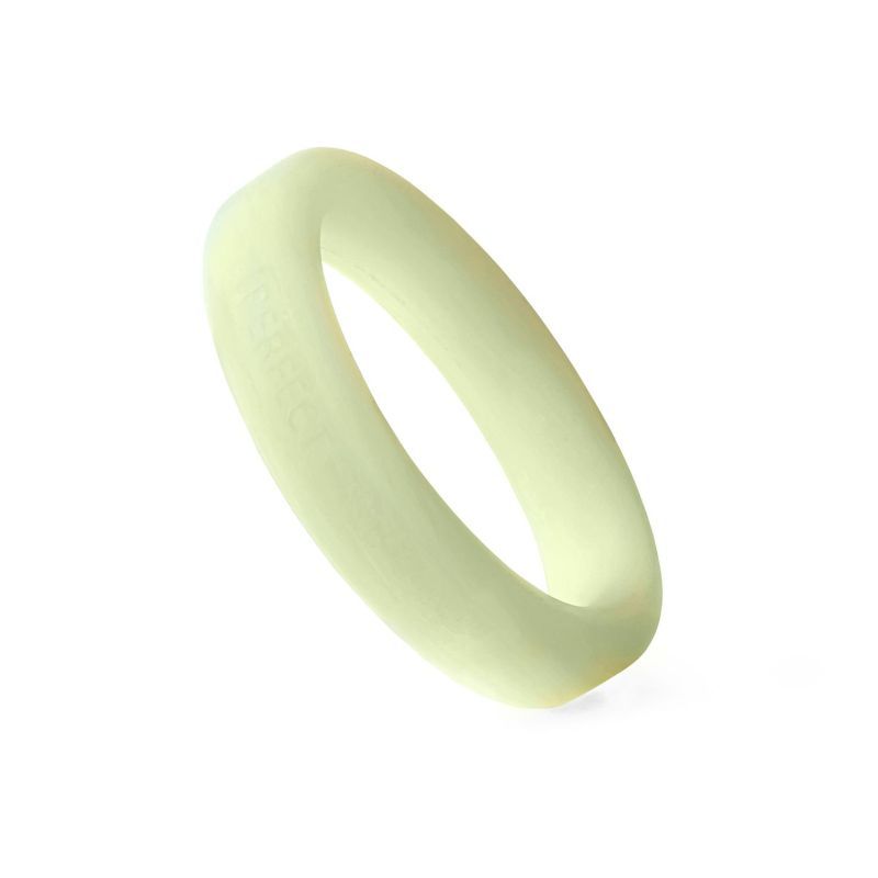 Classic Silicone Medium Stretch Penis Ring 44mm Glow In The Dark - Silk and Sin