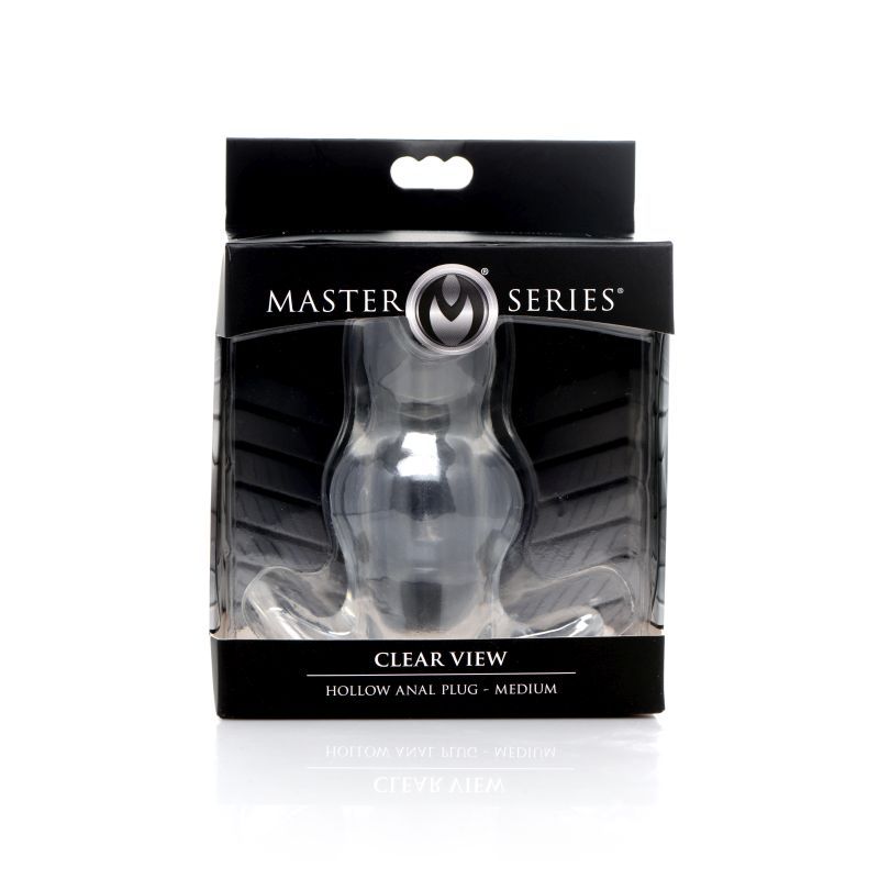 Clear View Hollow Anal Plug Medium - Silk and Sin