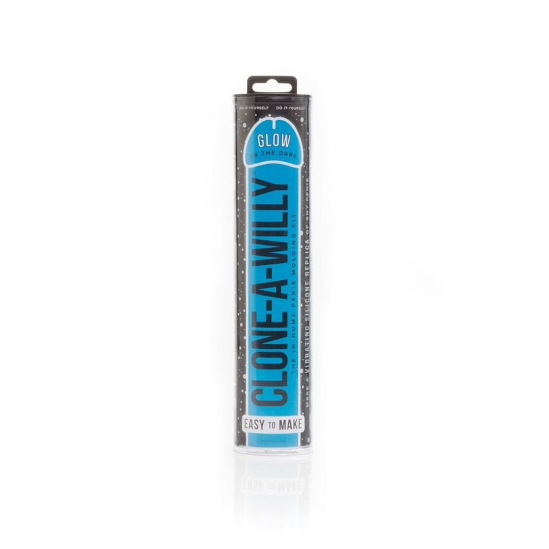 Clone a Willy Glow Blue - silkandsin