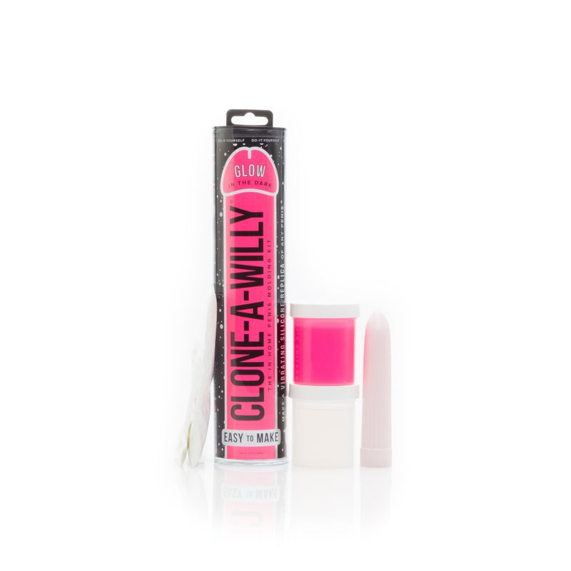 Clone a Willy Glow Pink - silkandsin