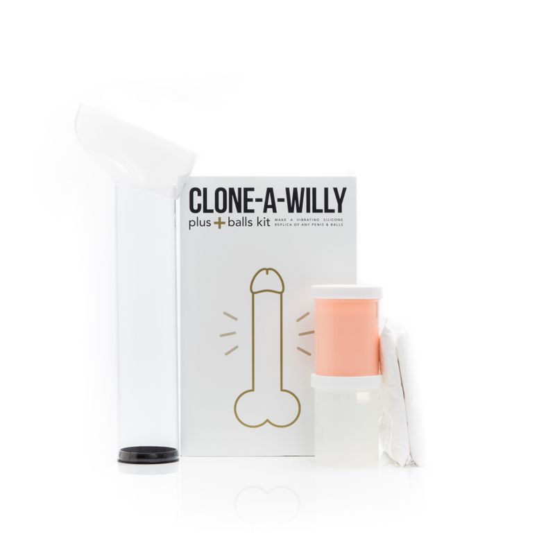 Clone a Willy Plus Balls Kit Light Skin Tone - silkandsin
