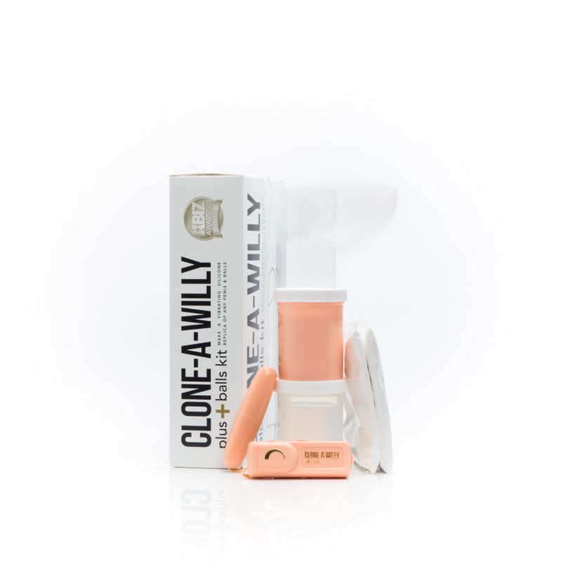 Clone a Willy Plus Balls Kit Light Skin Tone - silkandsin