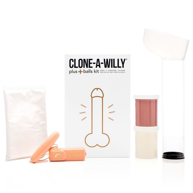 Clone a Willy Plus Balls Kit Medium Skin Tone - silkandsin