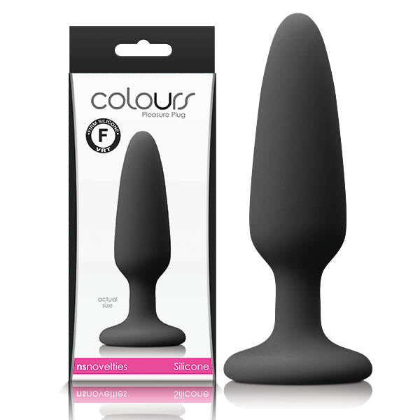 Colours Pleasures - Black Small Butt Plug - Silk and Sin