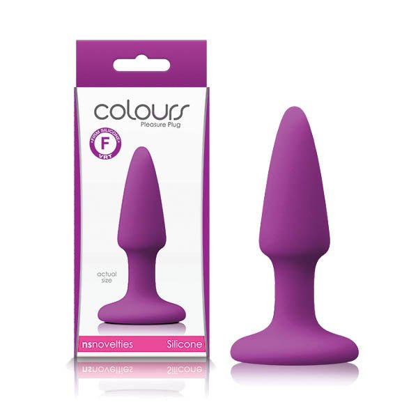 Colours Pleasures - Purple Mini Butt Plug - Silk and Sin