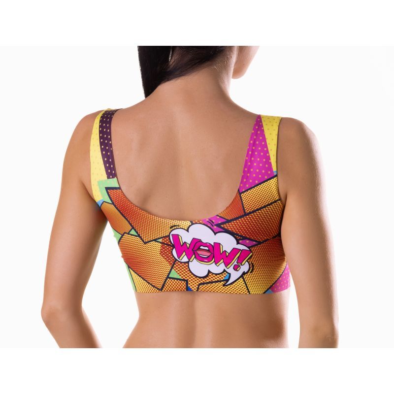 Comics Hot Crop Top - Silk and Sin
