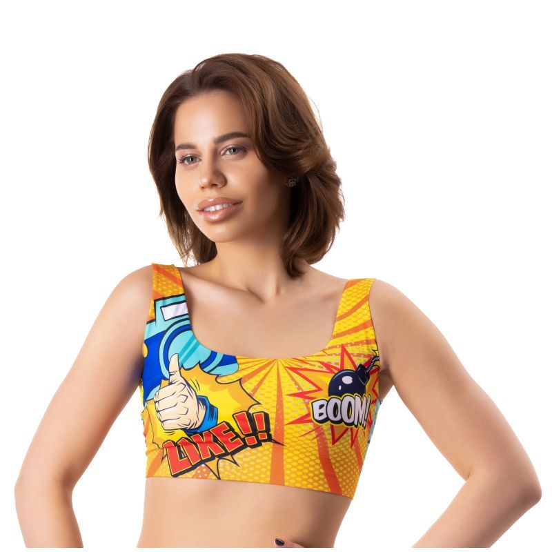 Comics Like Crop Top - Silk and Sin