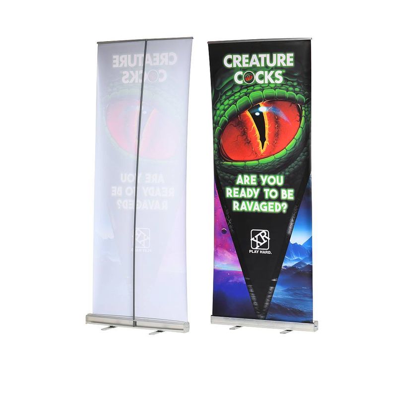Creature Cocks Pull Up Banner - Silk and Sin