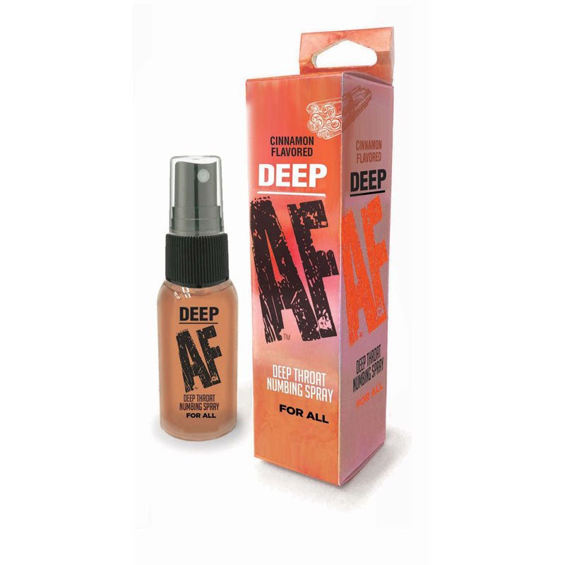 Deep AF - Cinnamon - Cinnamon Flavoured Deep Throat Spray - 29 ml - Silk and Sin