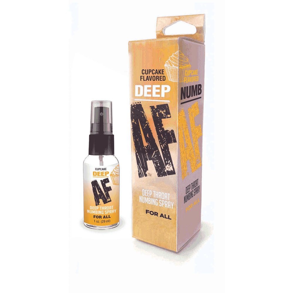 Deep AF - Cupcake - Cupcake Flavoured Deep Throat Spray - 29 ml - silkandsin