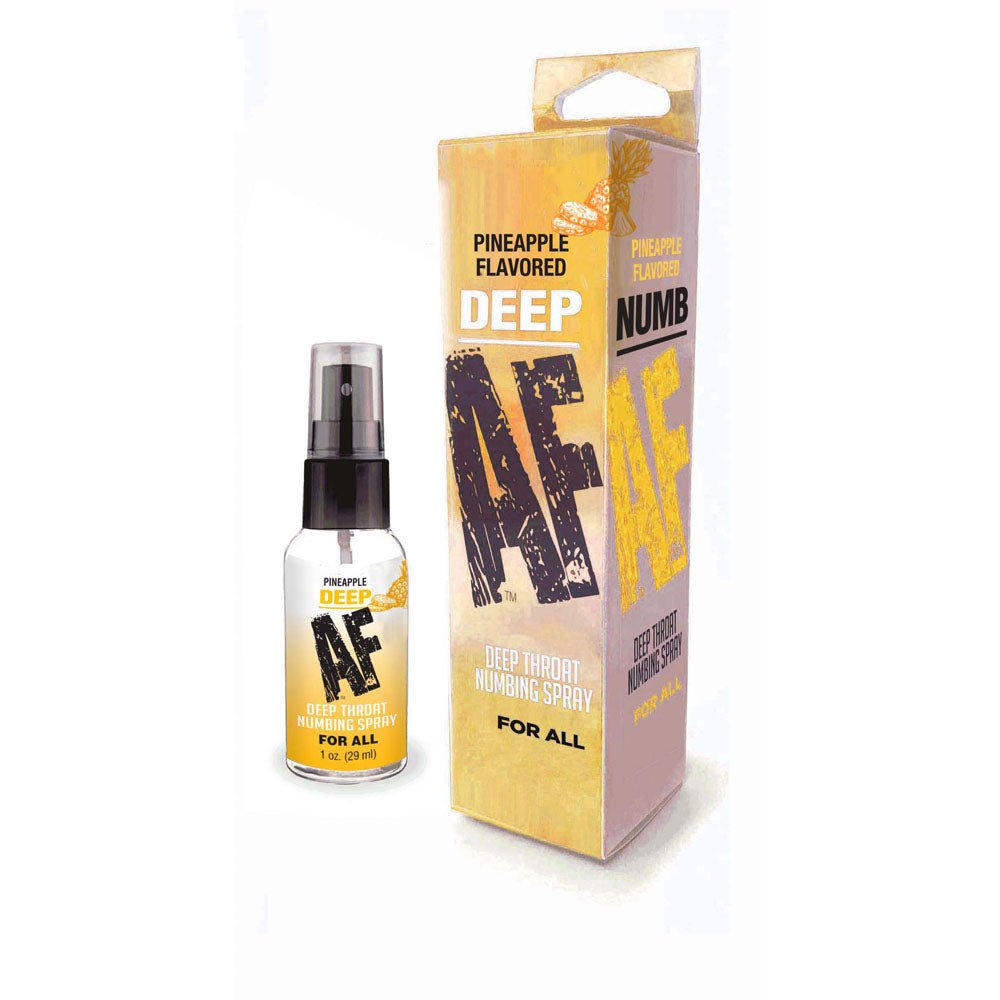 Deep AF - Pineapple - Pineapple Flavoured Deep Throat Spray - 29 ml - Silk and Sin