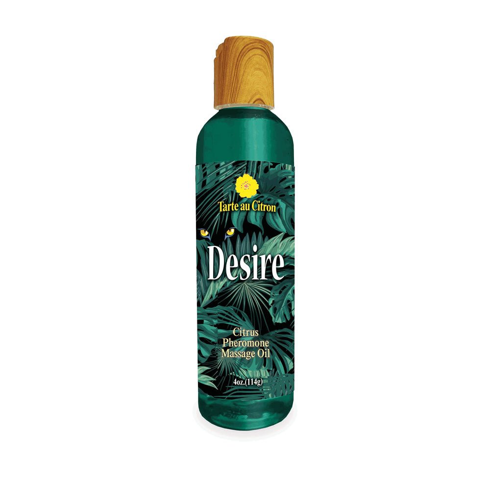 Desire Pheromone Massage Oil - Citrus Scented Pheromone Massage Oil - 118 ml - Silk and Sin