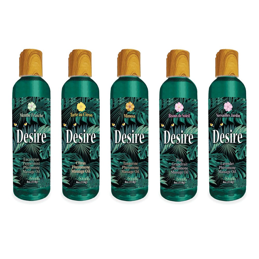 Desire Pheromone Massage Oil - Lavender Scented Pheromone Massage Oil - 118 ml - Silk and Sin