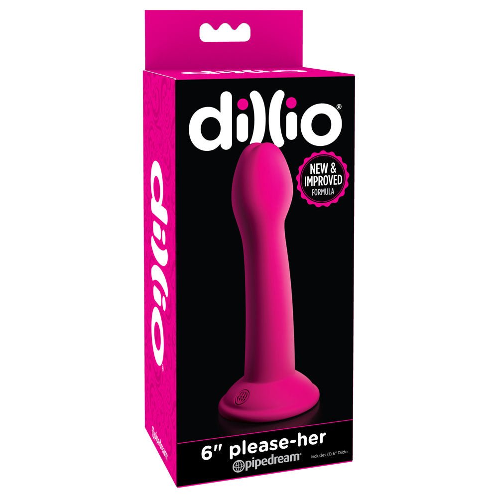 Dillio 6'' Please - Her - Pink 15.2 cm Dong - silkandsin