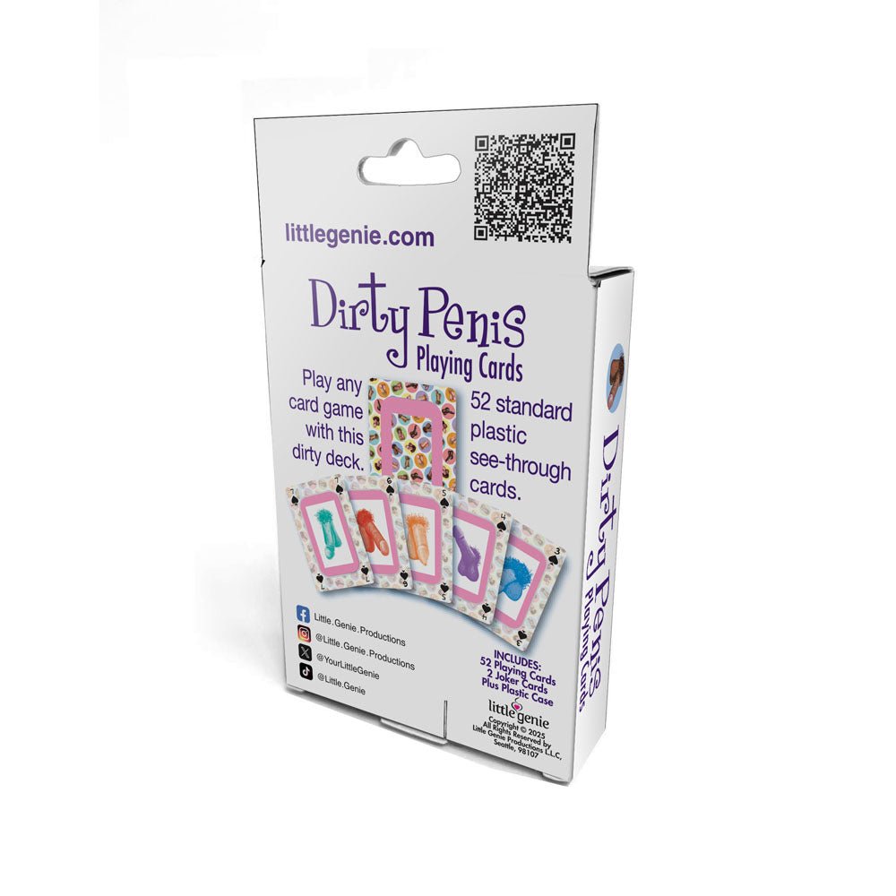 Dirty Penis Playing Cards - Waterproof Novelty Playing Cards - Silk and Sin