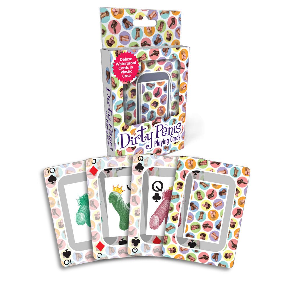Dirty Penis Playing Cards - Waterproof Novelty Playing Cards - Silk and Sin