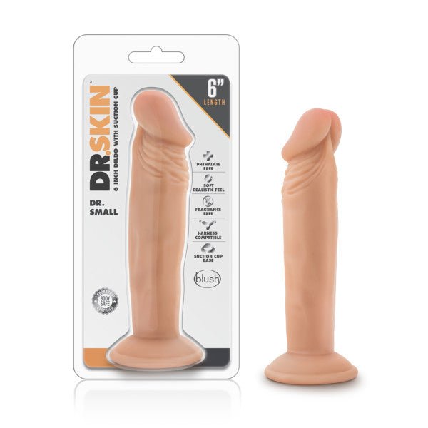 Dr. Skin Dr. Small - Flesh 15.2 cm (6'') Dong - Silk and Sin