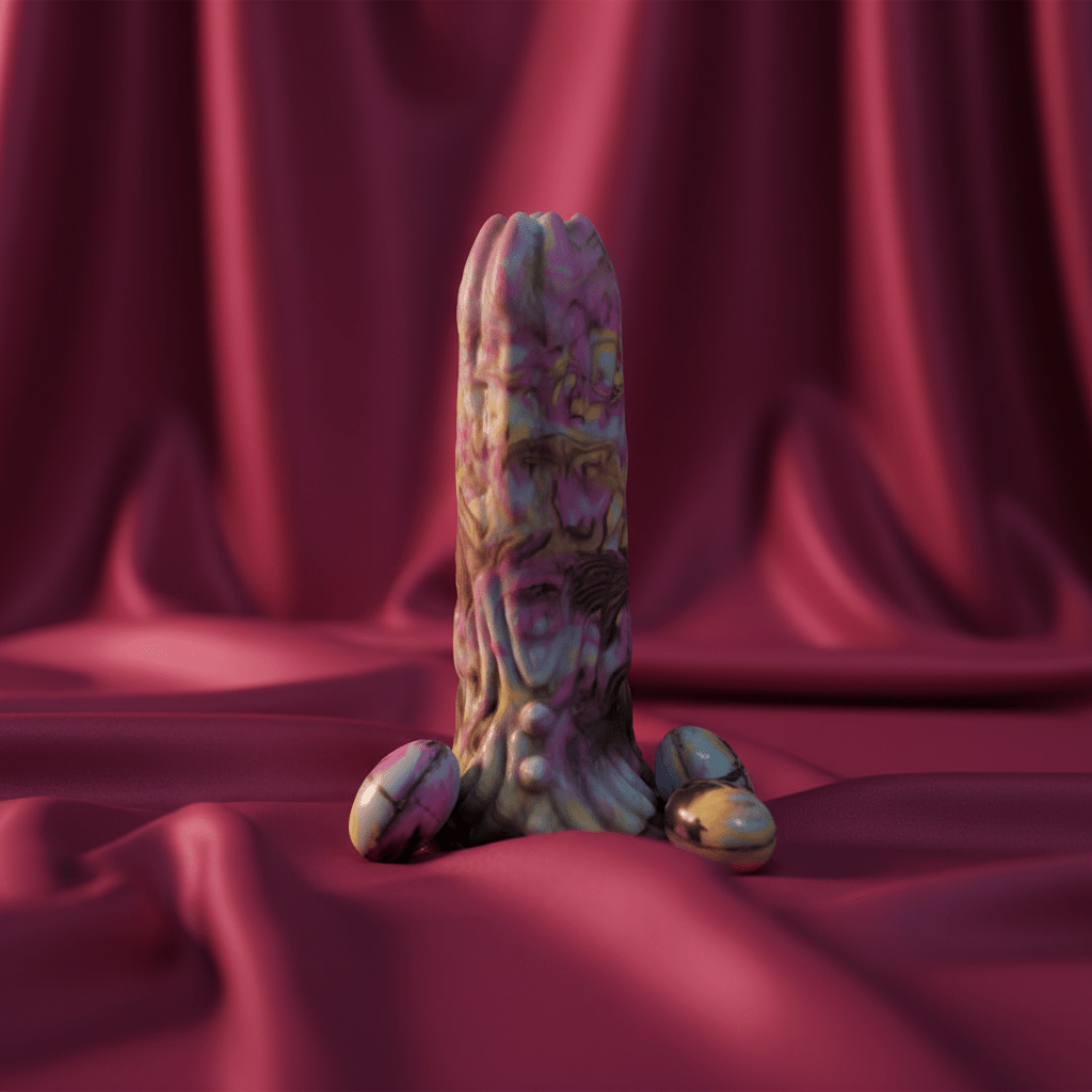 Dragon Spawn Dragon Ovipositor Silicone Dildo with Eggs - Silk and Sin