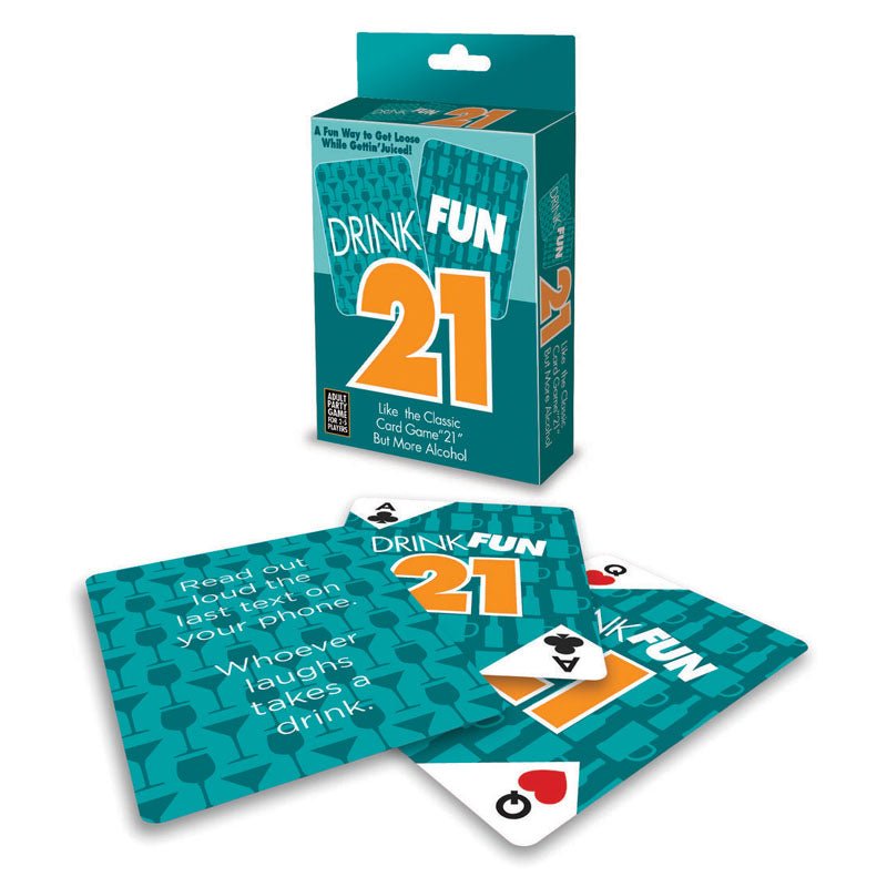 Drink Fun 21 - Adult Drinking Party Game - Silk and Sin